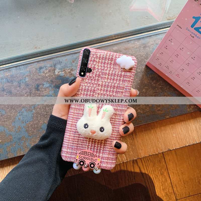 Obudowa Honor 20 Trendy Telefon Komórkowy Mały, Etui Honor 20 Cienkie Królik Rozowa