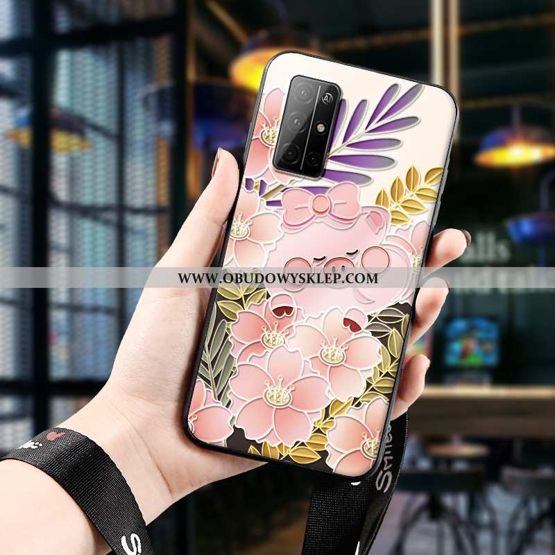 Obudowa Honor 30s Trendy Futerał Mały, Etui Honor 30s Silikonowe Anti-fall Rozowa