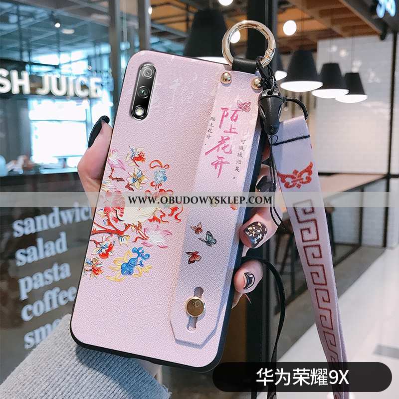 Obudowa Honor 9x Cienkie Vintage Silikonowe, Etui Honor 9x Miękki Niebieska