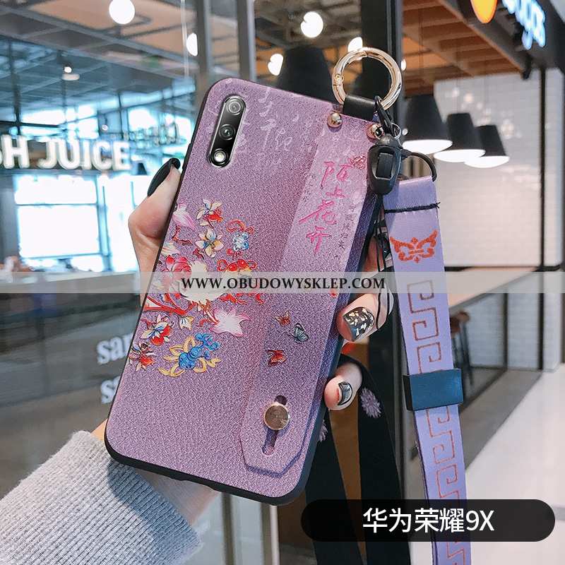 Obudowa Honor 9x Cienkie Vintage Silikonowe, Etui Honor 9x Miękki Niebieska