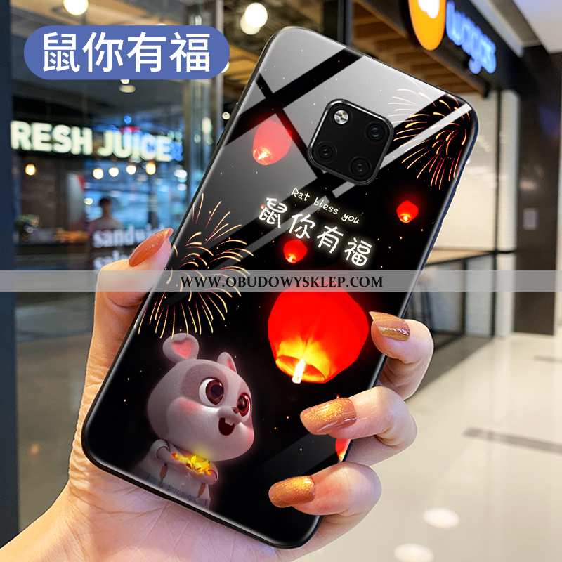 Obudowa Huawei Mate 20 Pro Silikonowe All Inclusive Czarny, Etui Huawei Mate 20 Pro Szkło Kreskówka 