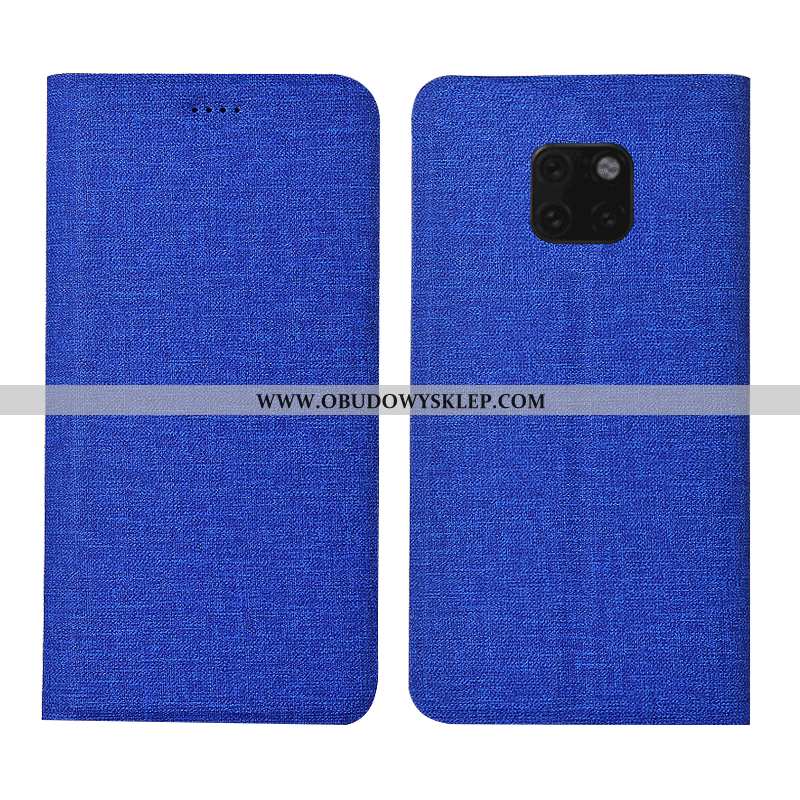 Obudowa Huawei Mate 20 Rs Skórzane Etui Telefon Komórkowy Niebieski, Huawei Mate 20 Rs Futerał Niebi