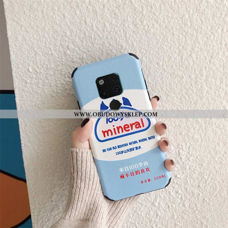 Obudowa Huawei Mate 20 X Miękki Futerał Biały, Etui Huawei Mate 20 X Silikonowe Wzór Biała