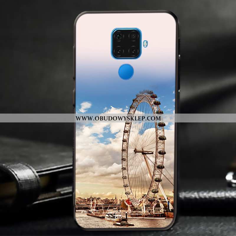 Obudowa Huawei Mate 30 Lite Miękki Biały Anti-fall, Etui Huawei Mate 30 Lite Silikonowe Futerał Biał