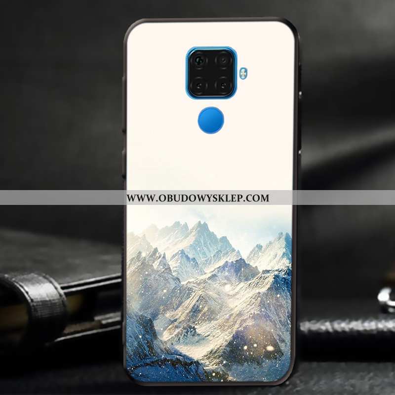 Obudowa Huawei Mate 30 Lite Miękki Biały Anti-fall, Etui Huawei Mate 30 Lite Silikonowe Futerał Biał