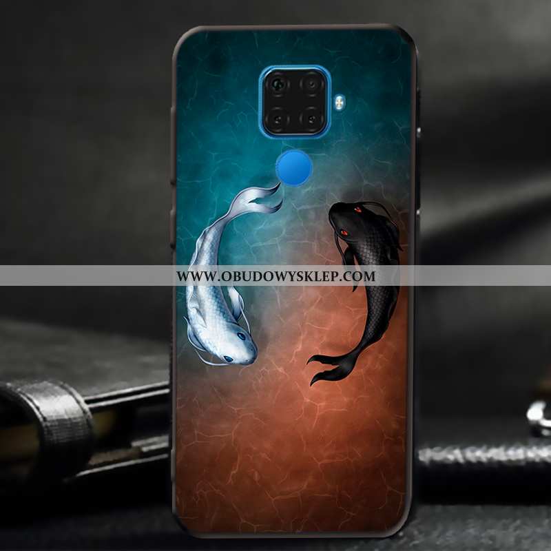 Obudowa Huawei Mate 30 Lite Miękki Biały Anti-fall, Etui Huawei Mate 30 Lite Silikonowe Futerał Biał