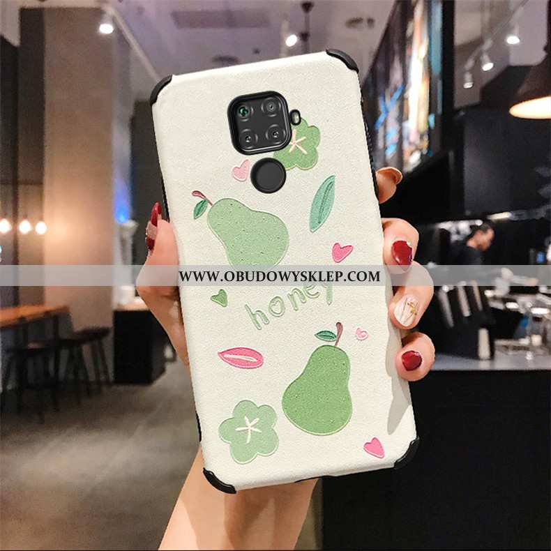 Obudowa Huawei Mate 30 Lite Ochraniacz Etui Biały, Huawei Mate 30 Lite Osobowość Relief Biała