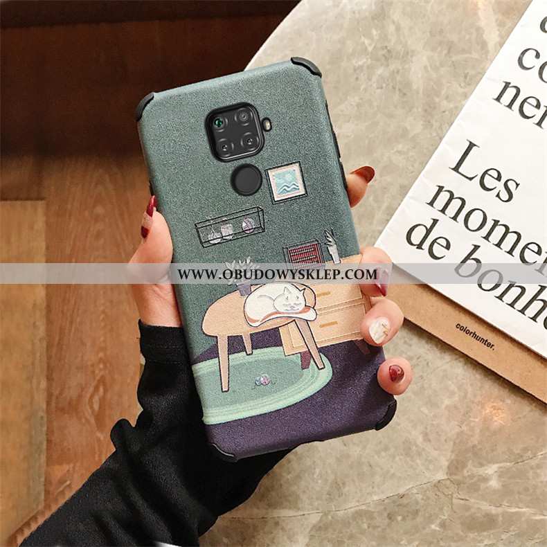 Obudowa Huawei Mate 30 Lite Ochraniacz Etui Biały, Huawei Mate 30 Lite Osobowość Relief Biała