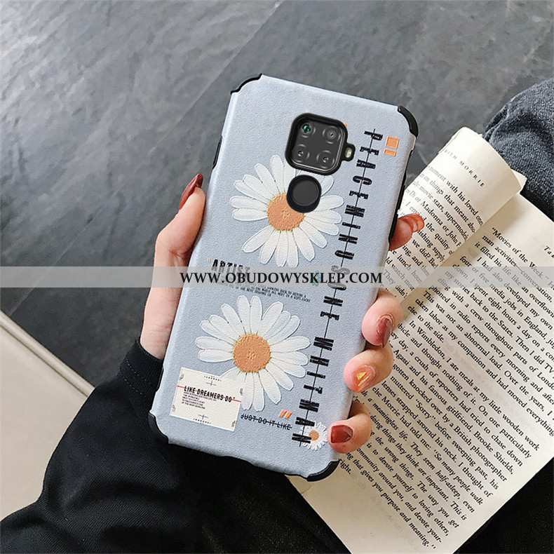 Obudowa Huawei Mate 30 Lite Ochraniacz Etui Biały, Huawei Mate 30 Lite Osobowość Relief Biała