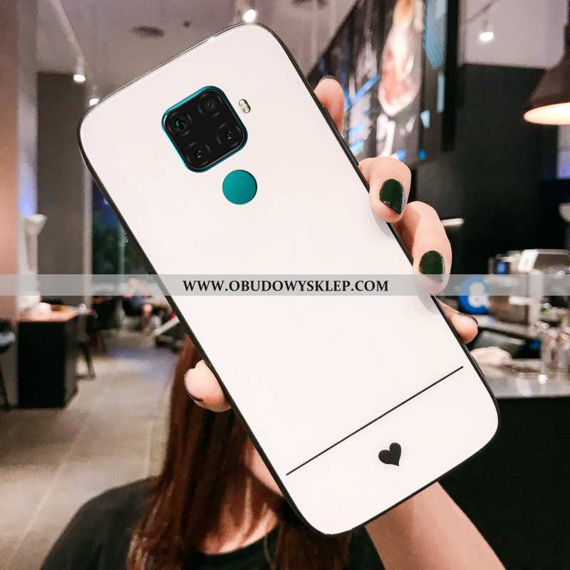 Obudowa Huawei Mate 30 Lite Osobowość Lustro Futerał, Etui Huawei Mate 30 Lite Kreatywne Szkło Rozow