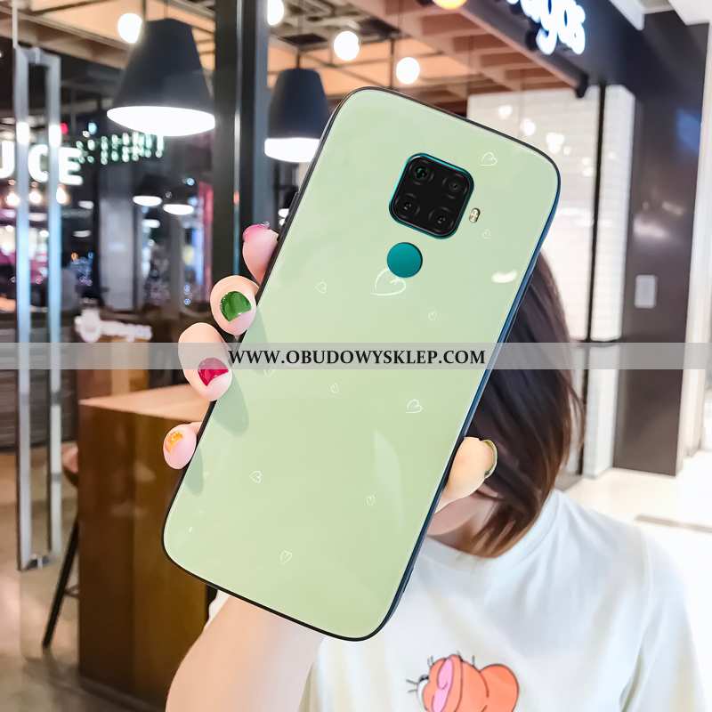 Obudowa Huawei Mate 30 Lite Osobowość Lustro Futerał, Etui Huawei Mate 30 Lite Kreatywne Szkło Rozow