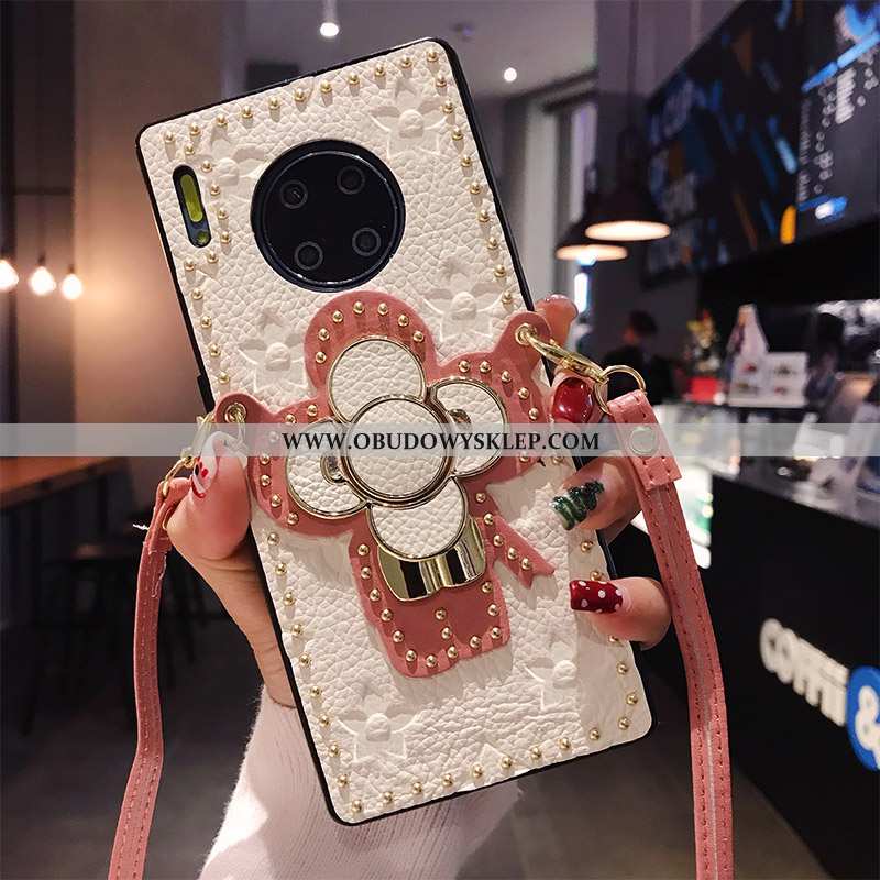 Obudowa Huawei Mate 30 Pro Prawdziwa Skóra Wiszące Ozdoby Futerał, Etui Huawei Mate 30 Pro Trendy Ws