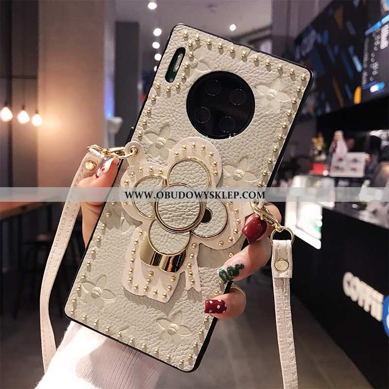 Obudowa Huawei Mate 30 Pro Prawdziwa Skóra Wiszące Ozdoby Futerał, Etui Huawei Mate 30 Pro Trendy Ws