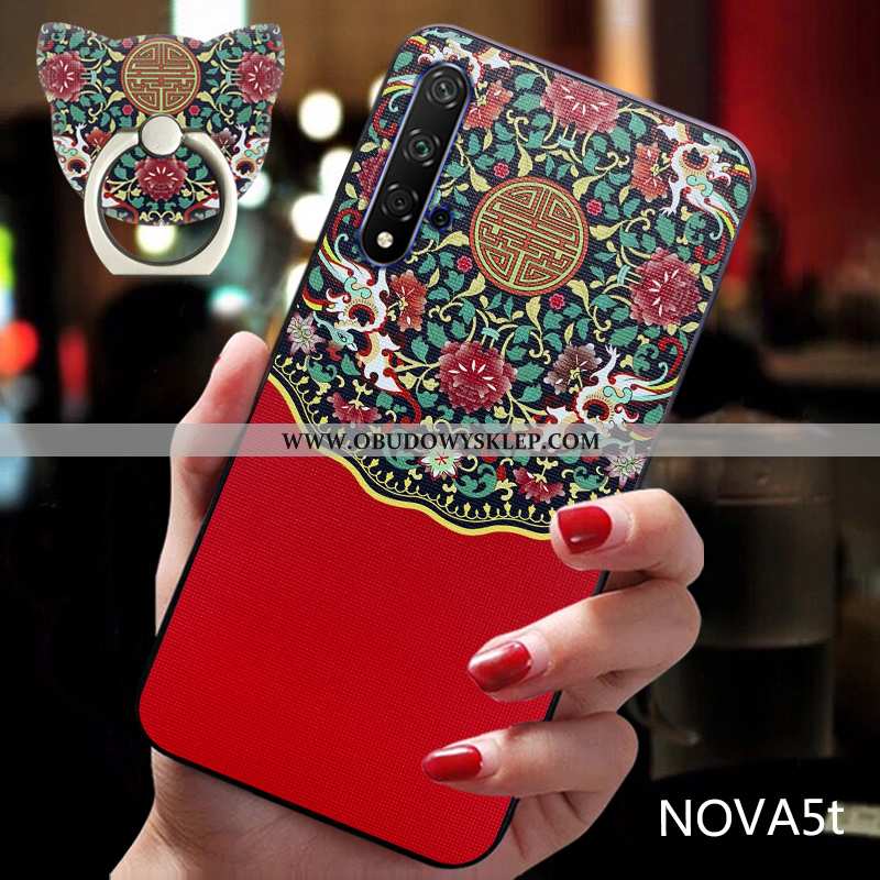 Obudowa Huawei Nova 5t Wiszące Ozdoby Wspornik Ochraniacz, Etui Huawei Nova 5t Trendy Klamra Zielone