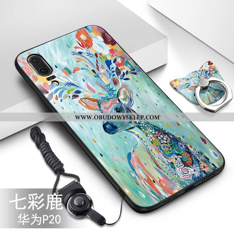 Obudowa Huawei P20 Miękki Etui Zielony, Huawei P20 Silikonowe Telefon Komórkowy Zielone