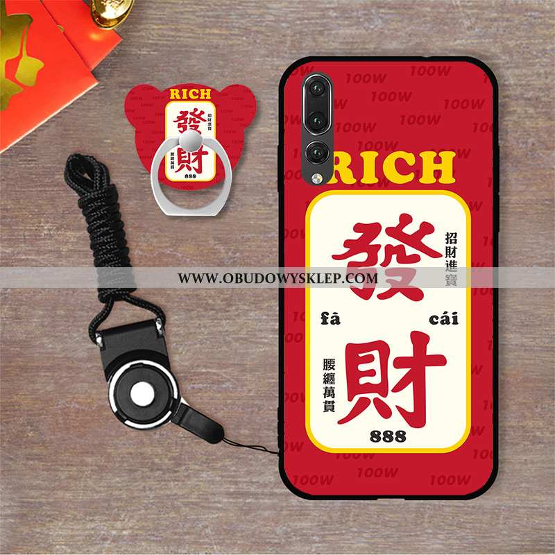 Obudowa Huawei P20 Pro Kreskówka Futerał Rat, Etui Huawei P20 Pro Trendy Nowy Rozowa