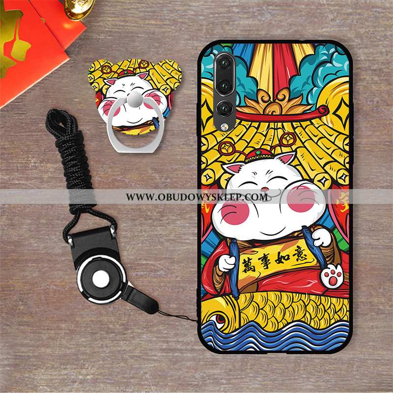 Obudowa Huawei P20 Pro Kreskówka Futerał Rat, Etui Huawei P20 Pro Trendy Nowy Rozowa