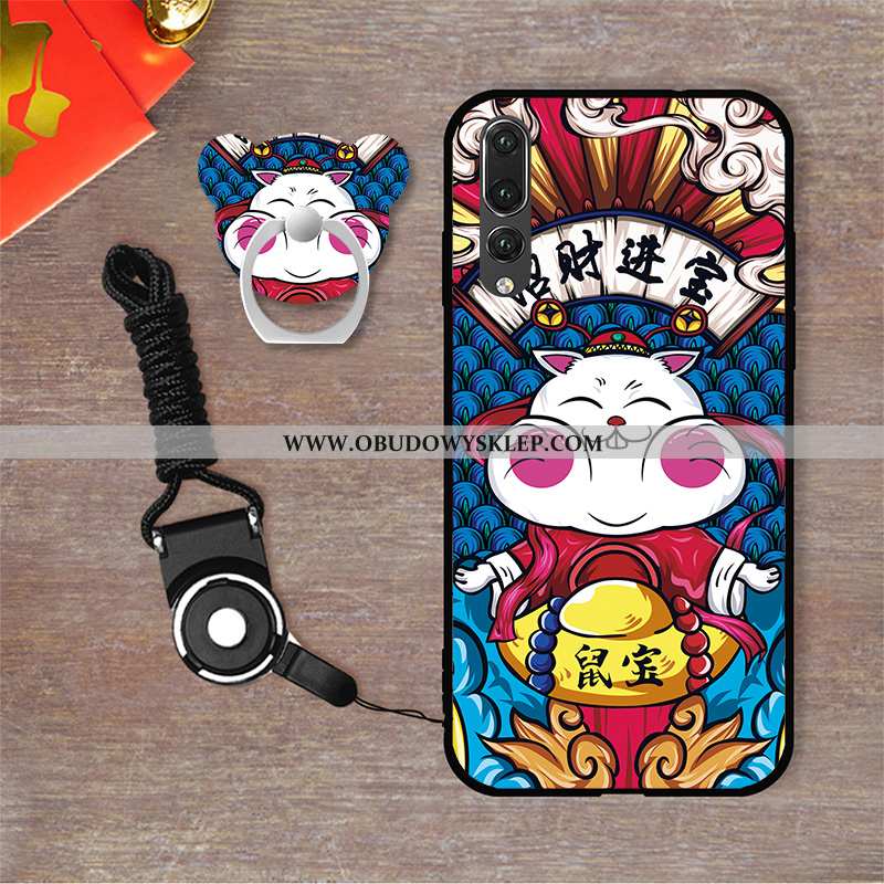 Obudowa Huawei P20 Pro Kreskówka Futerał Rat, Etui Huawei P20 Pro Trendy Nowy Rozowa