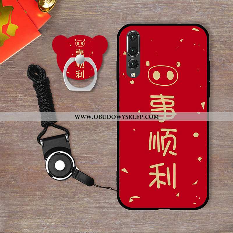 Obudowa Huawei P20 Pro Kreskówka Futerał Rat, Etui Huawei P20 Pro Trendy Nowy Rozowa