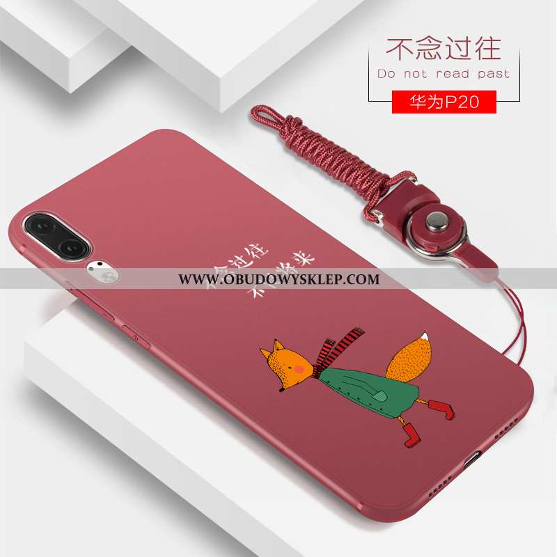 Obudowa Huawei P20 Super Wysoki Koniec Zakochani, Etui Huawei P20 Cienkie Czerwony Netto Czerwona
