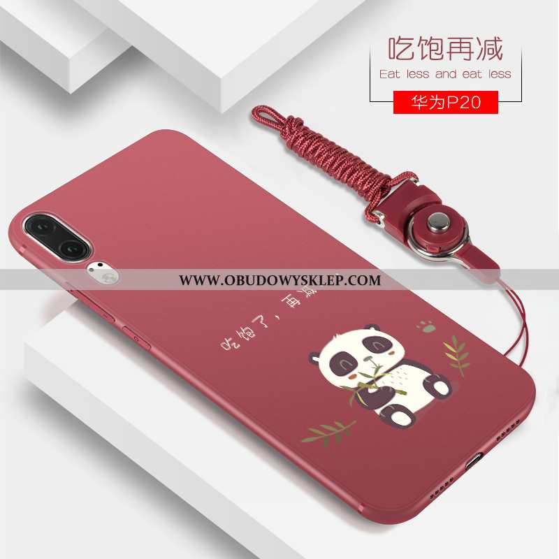 Obudowa Huawei P20 Super Wysoki Koniec Zakochani, Etui Huawei P20 Cienkie Czerwony Netto Czerwona