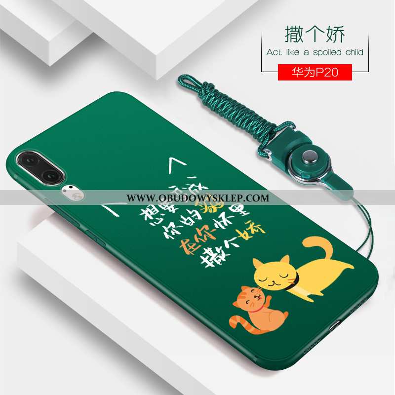 Obudowa Huawei P20 Super Wysoki Koniec Zakochani, Etui Huawei P20 Cienkie Czerwony Netto Czerwona