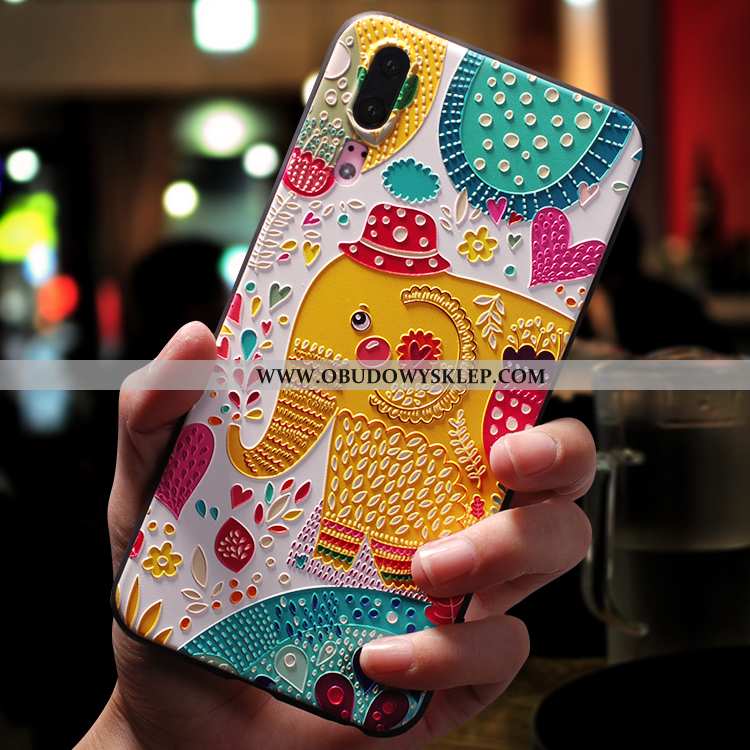 Obudowa Huawei P20 Wiszące Ozdoby Relief Super, Etui Huawei P20 Osobowość All Inclusive Rozowa