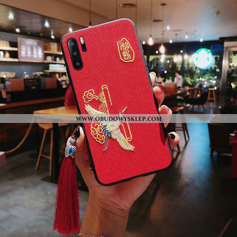 Obudowa Huawei P30 Pro Trendy Pałac Futerał, Etui Huawei P30 Pro Z Haftem Z Frędzlami Szara