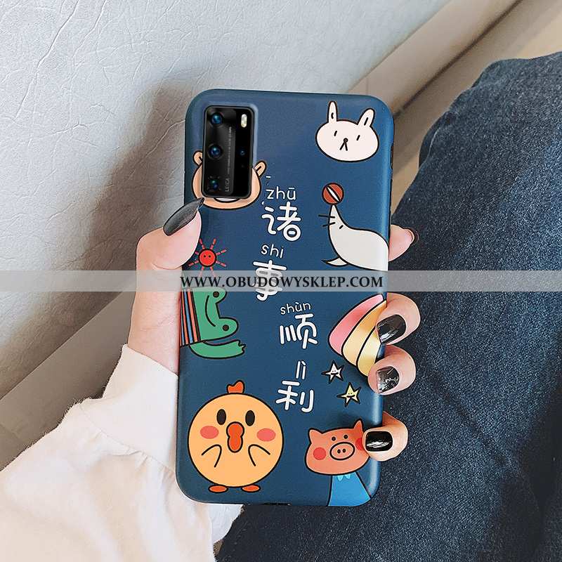 Obudowa Huawei P40 Nubuku Telefon Komórkowy Futerał, Etui Huawei P40 Osobowość Kreatywne Beżowa