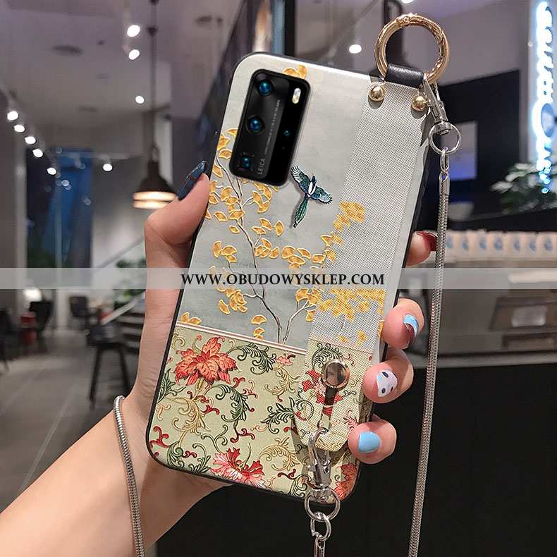 Obudowa Huawei P40 Pro Miękki Czerwony Netto Telefon Komórkowy, Etui Huawei P40 Pro Ochraniacz Relie