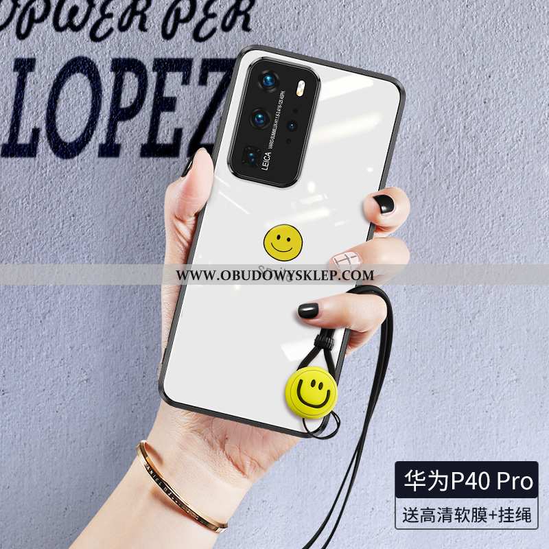 Obudowa Huawei P40 Pro Szkło Etui Czerwony Netto, Huawei P40 Pro Osobowość Telefon Komórkowy Zielone
