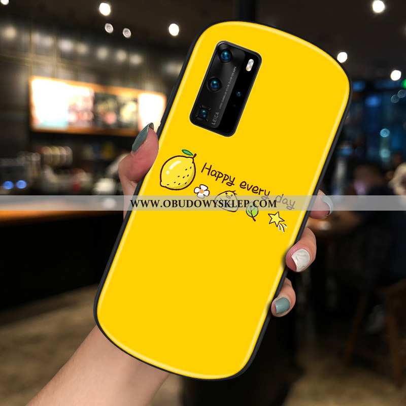 Obudowa Huawei P40 Pro Trendy Zielony Futerał, Etui Huawei P40 Pro Szkło Kreatywne Zielone
