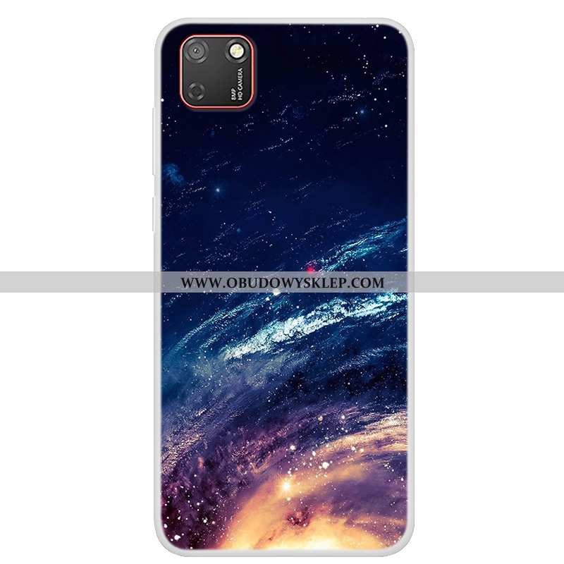 Obudowa Huawei Y5p Trendy Gwiaździsty Futerał, Etui Huawei Y5p Miękki Kolor Niebieska