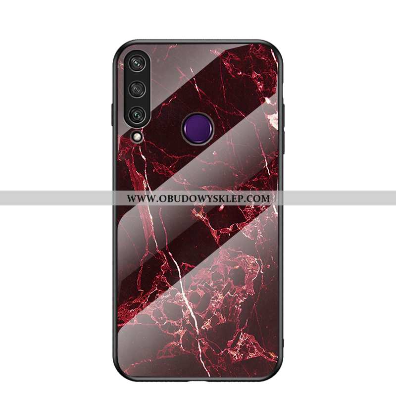 Obudowa Huawei Y6p Trendy Kolor Szkło, Etui Huawei Y6p Miękki Anti-fall Zielone