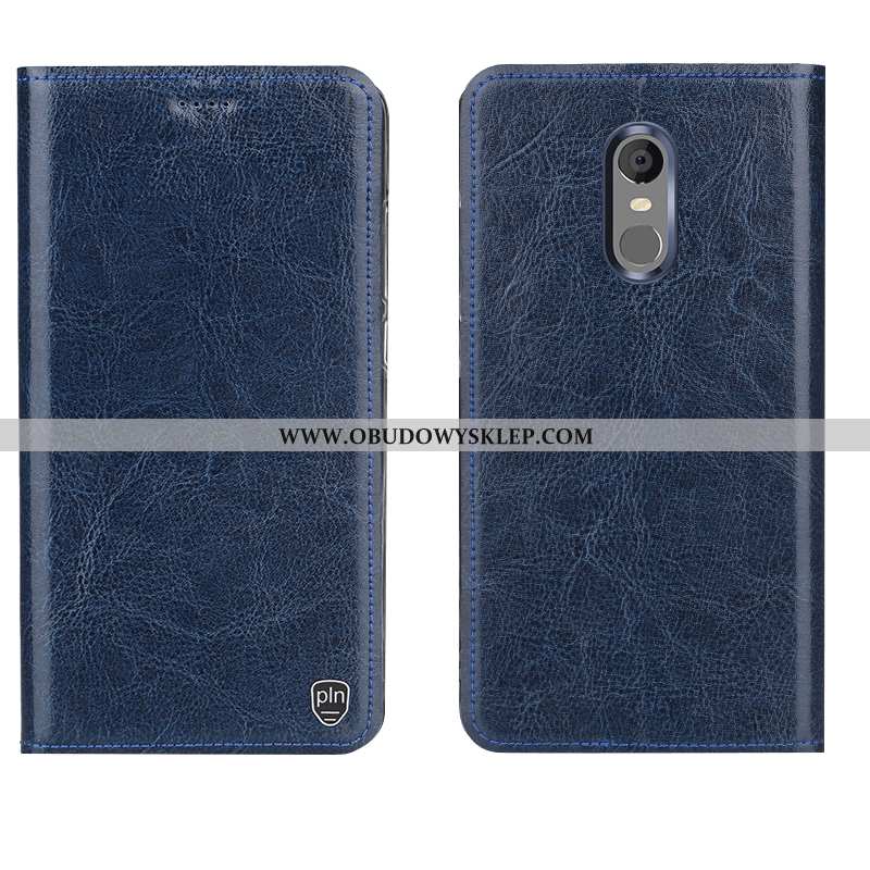 Obudowa Lg K11 Prawdziwa Skóra Anti-fall Etui, Etui Lg K11 Ochraniacz Telefon Komórkowy Granatowy