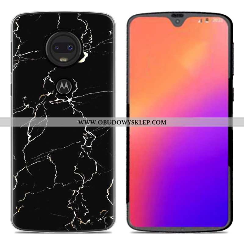 Obudowa Moto G7 Miękki Kreskówka Etui, Etui Moto G7 Silikonowe Kreatywne Rozowa