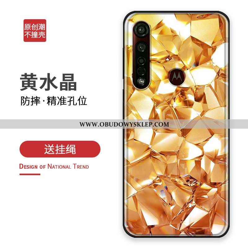 Obudowa Moto G8 Plus Osobowość Etui All Inclusive, Moto G8 Plus Trendy Srebro Srebrne