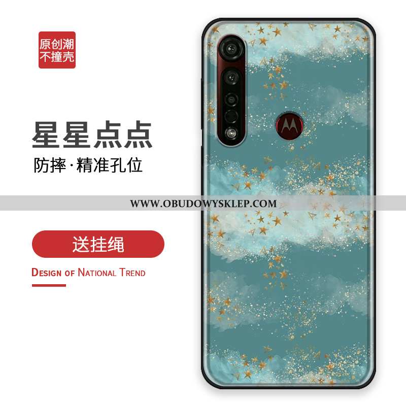 Obudowa Moto G8 Plus Osobowość Etui All Inclusive, Moto G8 Plus Trendy Srebro Srebrne