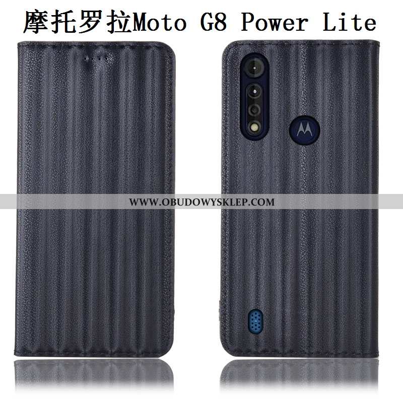 Obudowa Moto G8 Power Lite Wzór Czarny Etui, Etui Moto G8 Power Lite Ochraniacz Pokrowce Czarna