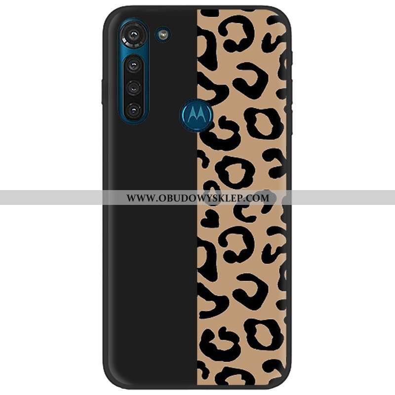 Obudowa Moto G8 Power Nubuku Kolor Czarny, Etui Moto G8 Power Trendy Płótno Rozowa