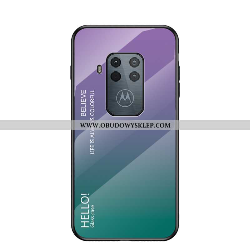 Obudowa Motorola One Zoom Szkło Ochraniacz All Inclusive, Etui Motorola One Zoom Trendy Futerał Czer