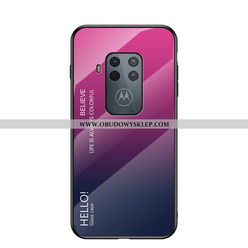 Obudowa Motorola One Zoom Szkło Ochraniacz All Inclusive, Etui Motorola One Zoom Trendy Futerał Czer