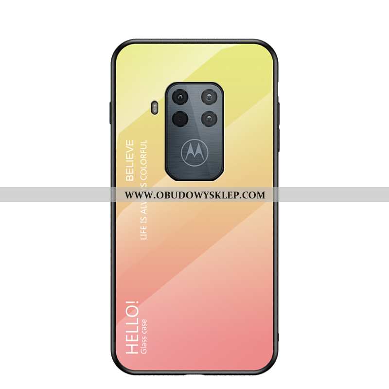 Obudowa Motorola One Zoom Szkło Ochraniacz All Inclusive, Etui Motorola One Zoom Trendy Futerał Czer