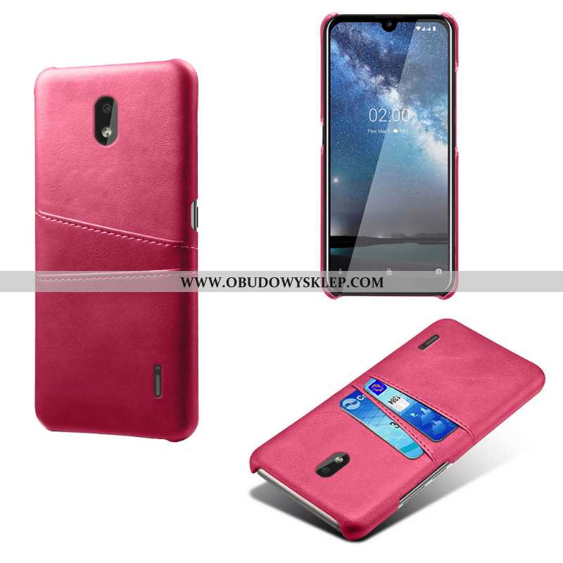 Obudowa Nokia 2.2 Ochraniacz Telefon Komórkowy Anti-fall, Etui Nokia 2.2 Skóra Różowe Rozowa