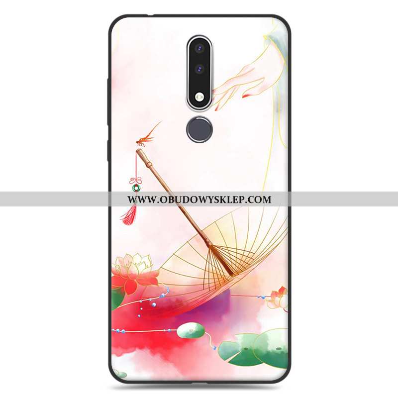 Obudowa Nokia 3.1 Plus Ochraniacz Futerał Miękki, Etui Nokia 3.1 Plus Nubuku Sztuka Rozowa