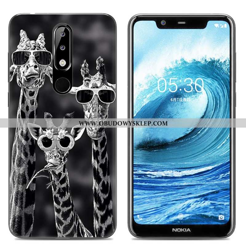 Obudowa Nokia 5.1 Plus Miękki Futerał Kolor, Etui Nokia 5.1 Plus Ochraniacz Rozowa