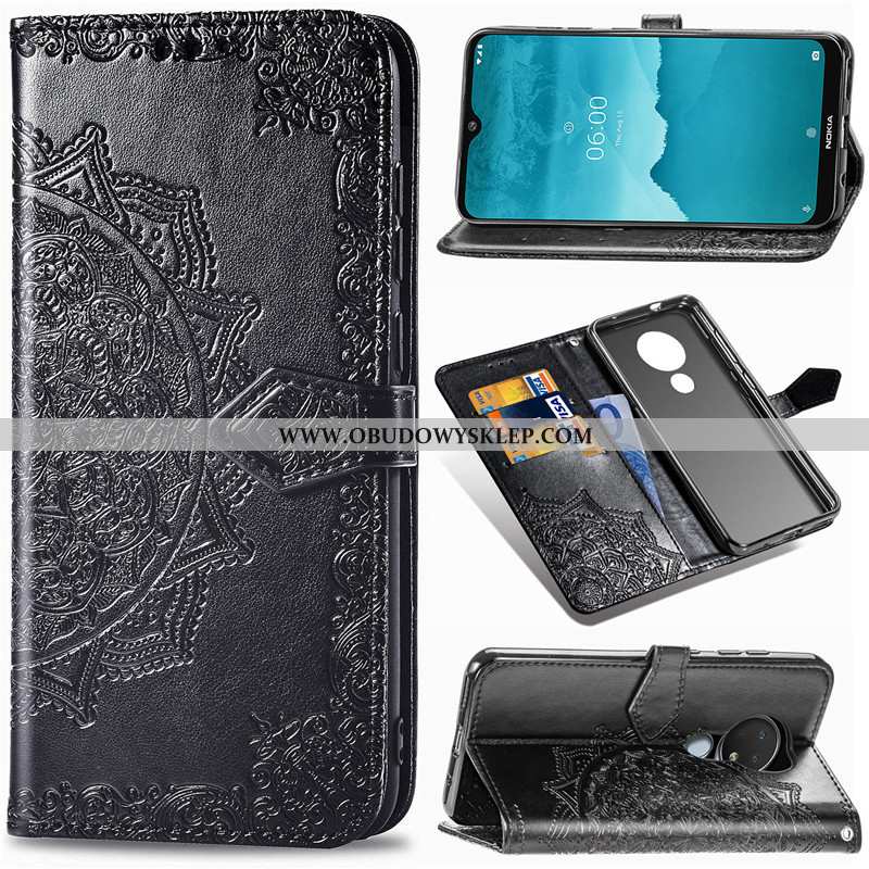Obudowa Nokia 6.2 Ochraniacz Etui Obudowa, Nokia 6.2 Skórzane Futerał Zielone