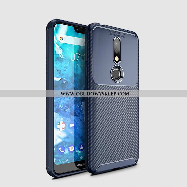 Obudowa Nokia 7.1 Cienkie Anti-fall Włókno, Etui Nokia 7.1 Miękki Nowy Kawowy