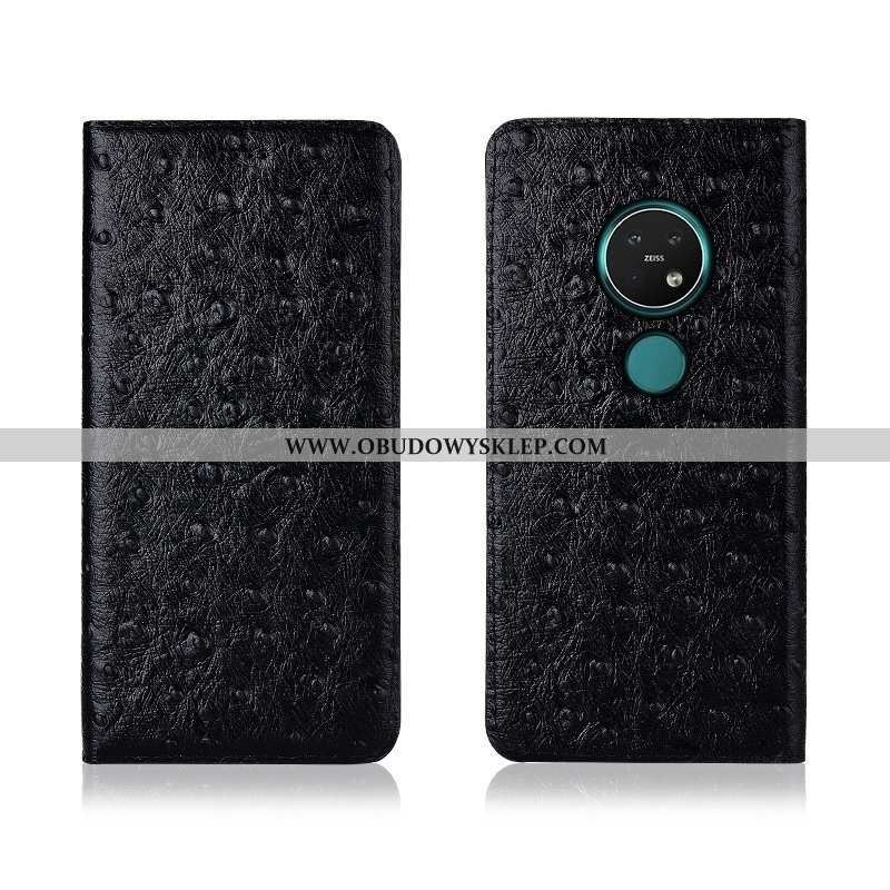 Obudowa Nokia 7.2 Ochraniacz Anti-fall Klapa, Etui Nokia 7.2 Skórzane Wzór Czerwona