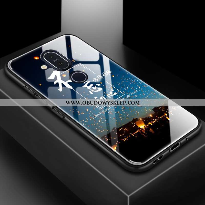 Obudowa Nokia 8.1 Filmy All Inclusive Futerał, Etui Nokia 8.1 Silikonowe Dostosowane Niebieska